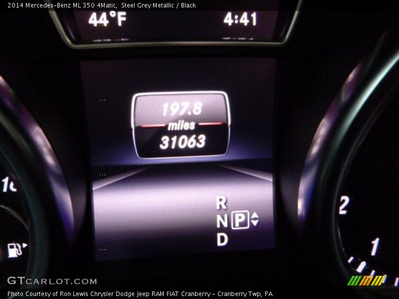 Steel Grey Metallic / Black 2014 Mercedes-Benz ML 350 4Matic