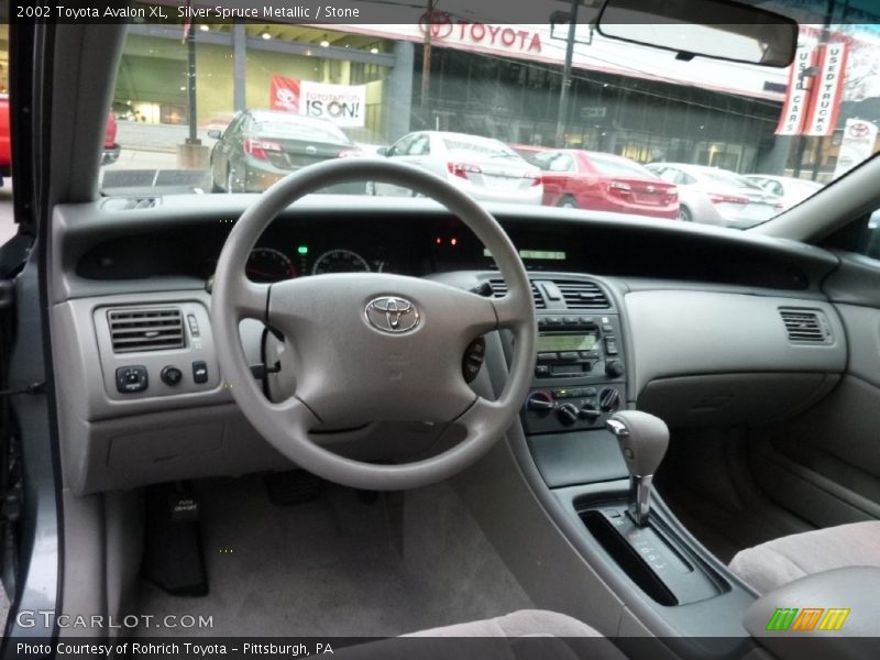 Silver Spruce Metallic / Stone 2002 Toyota Avalon XL