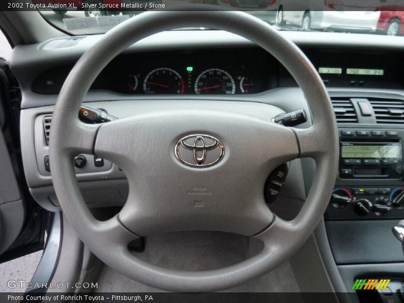 Silver Spruce Metallic / Stone 2002 Toyota Avalon XL