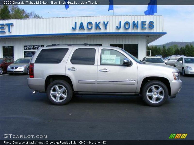 Silver Birch Metallic / Light Titanium 2009 Chevrolet Tahoe LTZ 4x4