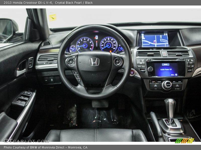 Crystal Black Pearl / Black 2013 Honda Crosstour EX-L V-6