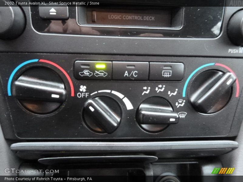 Silver Spruce Metallic / Stone 2002 Toyota Avalon XL