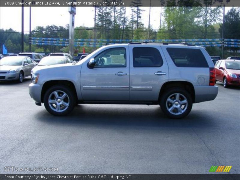 Silver Birch Metallic / Light Titanium 2009 Chevrolet Tahoe LTZ 4x4