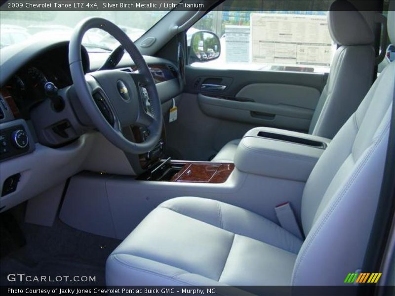 Silver Birch Metallic / Light Titanium 2009 Chevrolet Tahoe LTZ 4x4