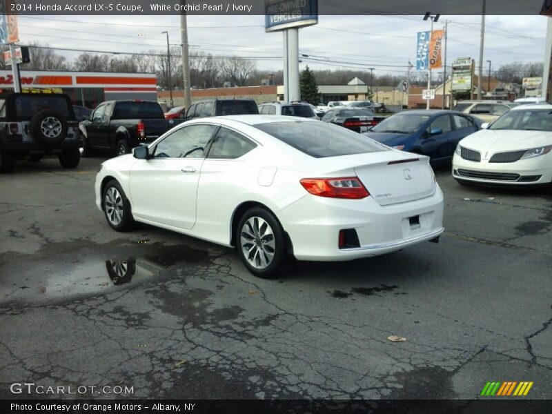 White Orchid Pearl / Ivory 2014 Honda Accord LX-S Coupe