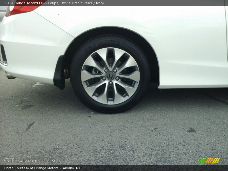 White Orchid Pearl / Ivory 2014 Honda Accord LX-S Coupe