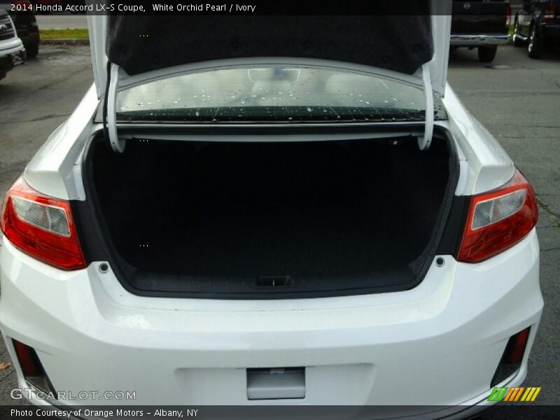White Orchid Pearl / Ivory 2014 Honda Accord LX-S Coupe
