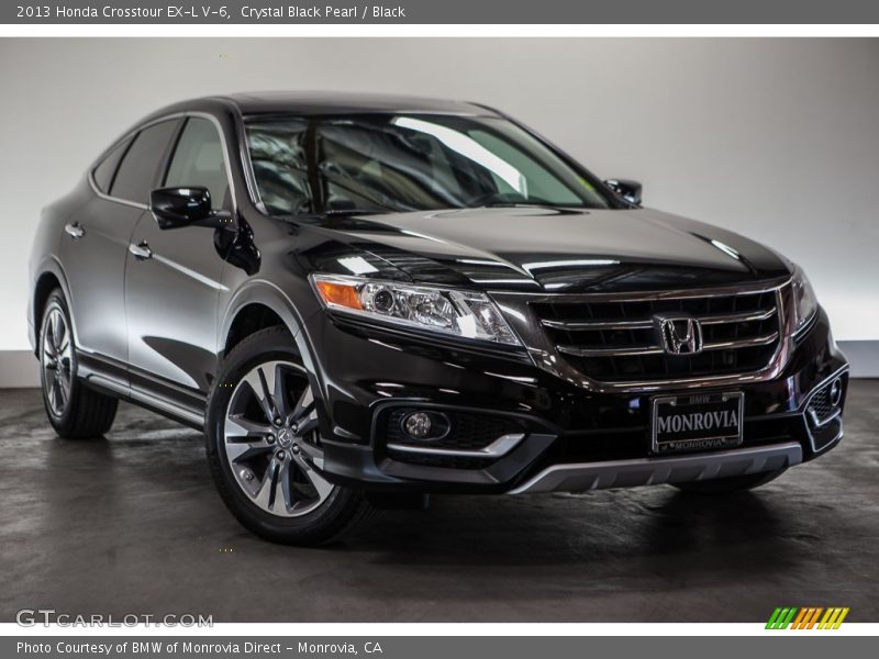 Crystal Black Pearl / Black 2013 Honda Crosstour EX-L V-6