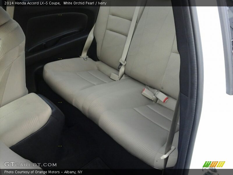 White Orchid Pearl / Ivory 2014 Honda Accord LX-S Coupe