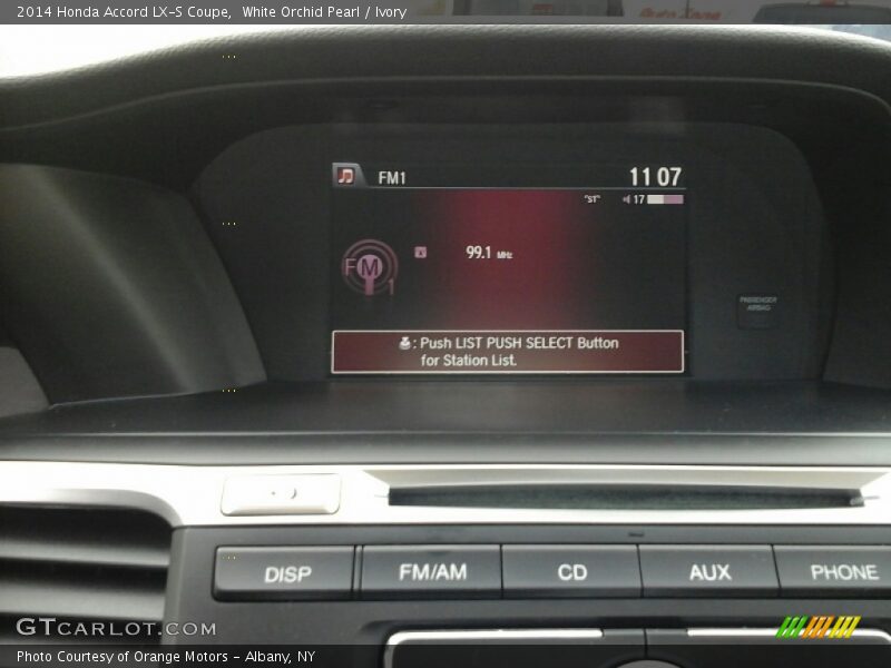 White Orchid Pearl / Ivory 2014 Honda Accord LX-S Coupe