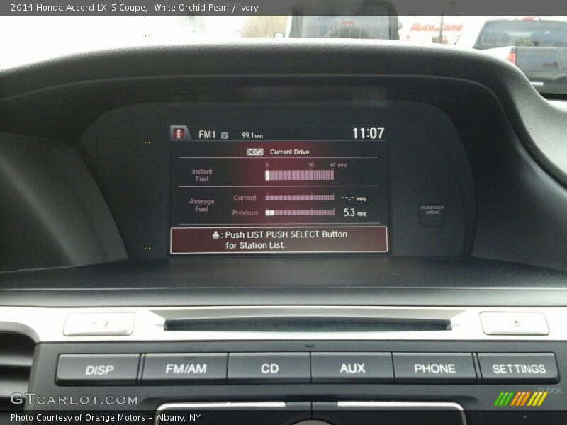 White Orchid Pearl / Ivory 2014 Honda Accord LX-S Coupe