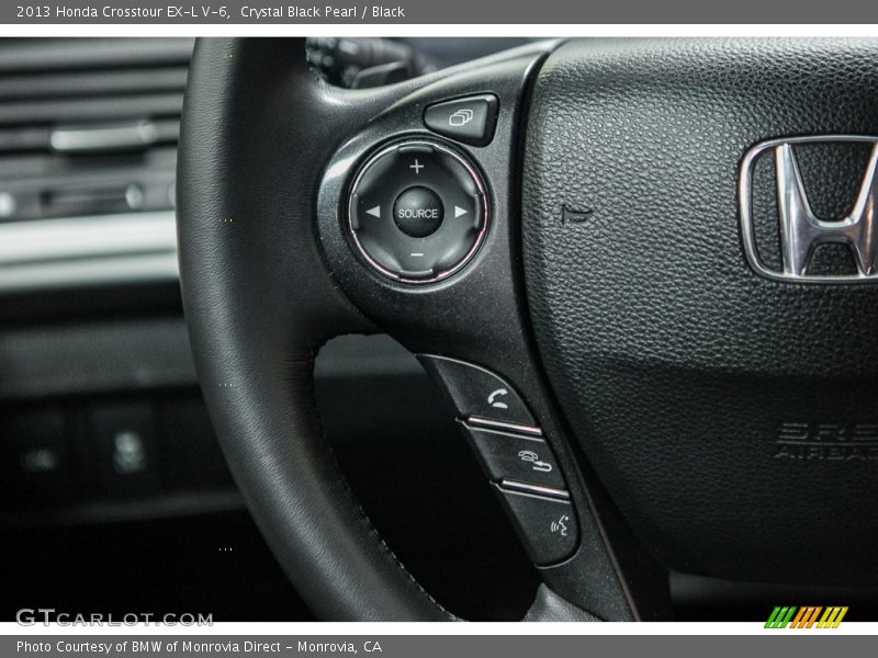 Crystal Black Pearl / Black 2013 Honda Crosstour EX-L V-6