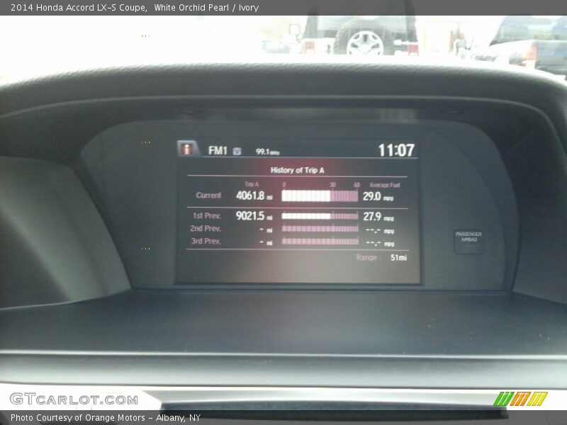 White Orchid Pearl / Ivory 2014 Honda Accord LX-S Coupe