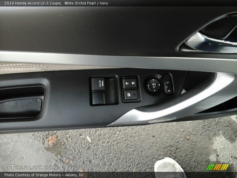 White Orchid Pearl / Ivory 2014 Honda Accord LX-S Coupe