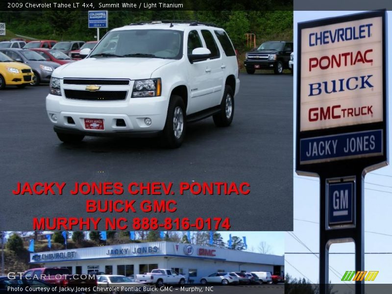 Summit White / Light Titanium 2009 Chevrolet Tahoe LT 4x4