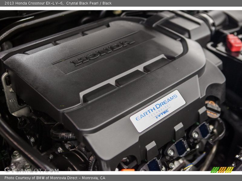 Crystal Black Pearl / Black 2013 Honda Crosstour EX-L V-6