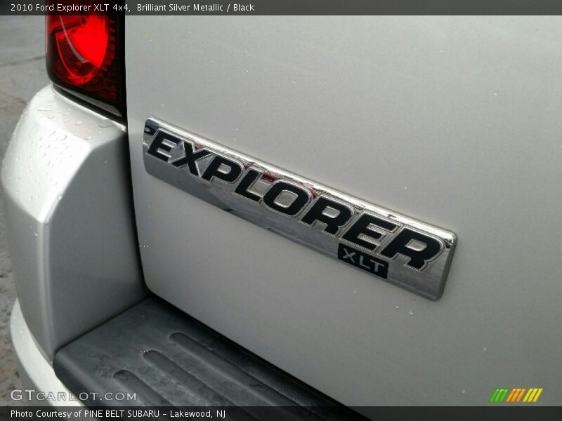 Brilliant Silver Metallic / Black 2010 Ford Explorer XLT 4x4