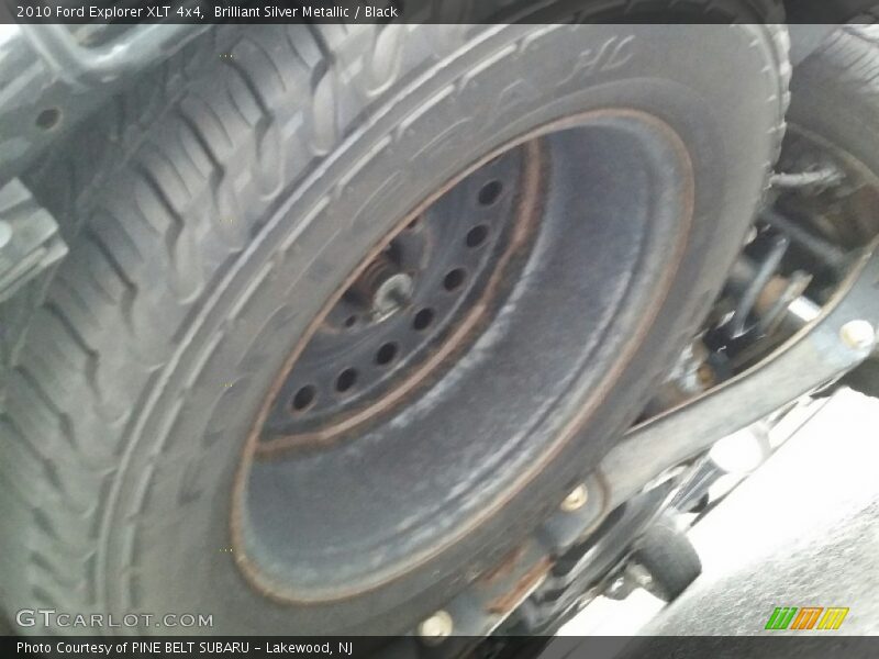 Brilliant Silver Metallic / Black 2010 Ford Explorer XLT 4x4