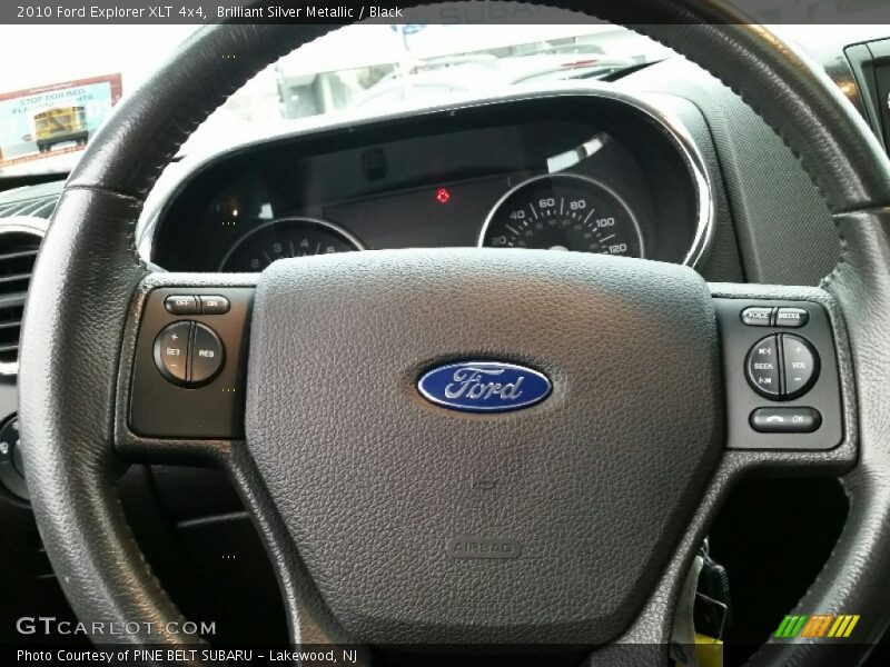 Brilliant Silver Metallic / Black 2010 Ford Explorer XLT 4x4