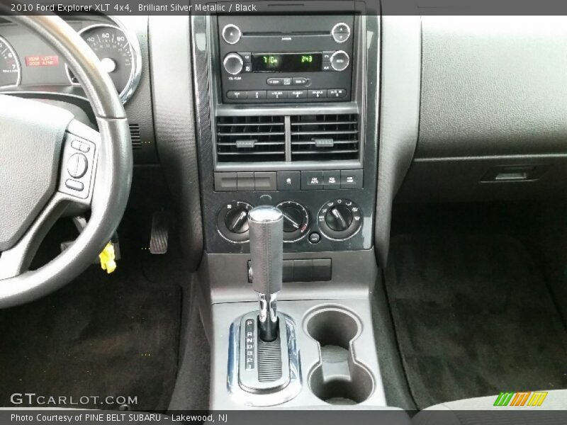 Brilliant Silver Metallic / Black 2010 Ford Explorer XLT 4x4