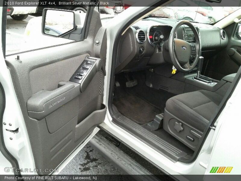 Brilliant Silver Metallic / Black 2010 Ford Explorer XLT 4x4