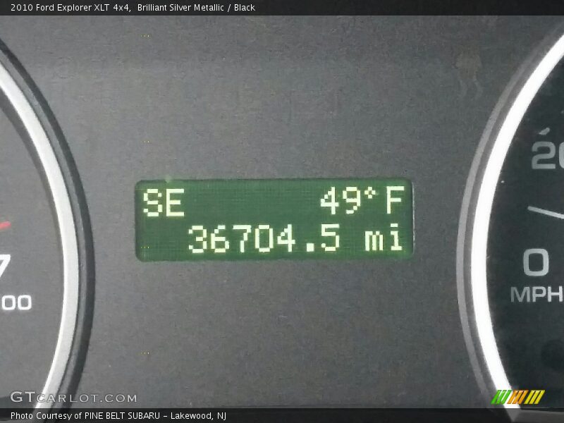 Brilliant Silver Metallic / Black 2010 Ford Explorer XLT 4x4