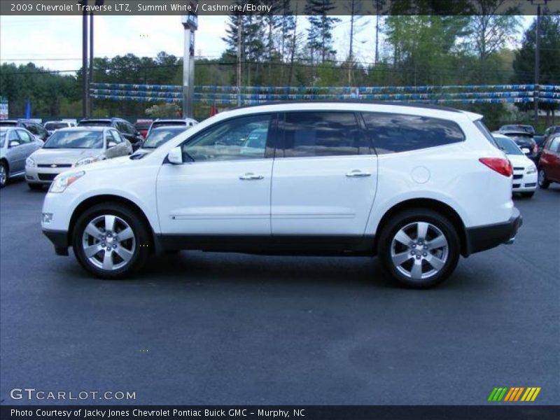 Summit White / Cashmere/Ebony 2009 Chevrolet Traverse LTZ