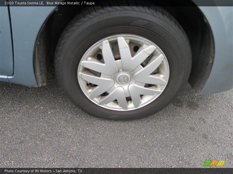 Blue Mirage Metallic / Taupe 2009 Toyota Sienna LE