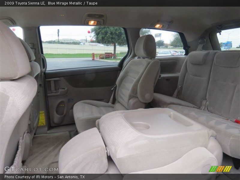 Blue Mirage Metallic / Taupe 2009 Toyota Sienna LE