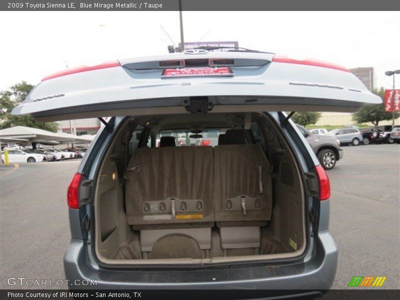 Blue Mirage Metallic / Taupe 2009 Toyota Sienna LE