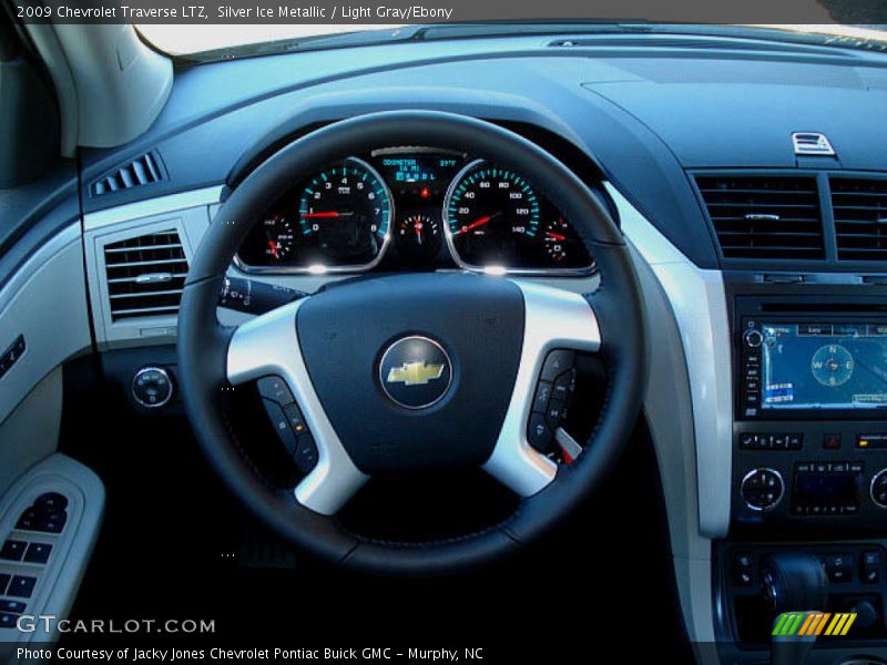 Silver Ice Metallic / Light Gray/Ebony 2009 Chevrolet Traverse LTZ