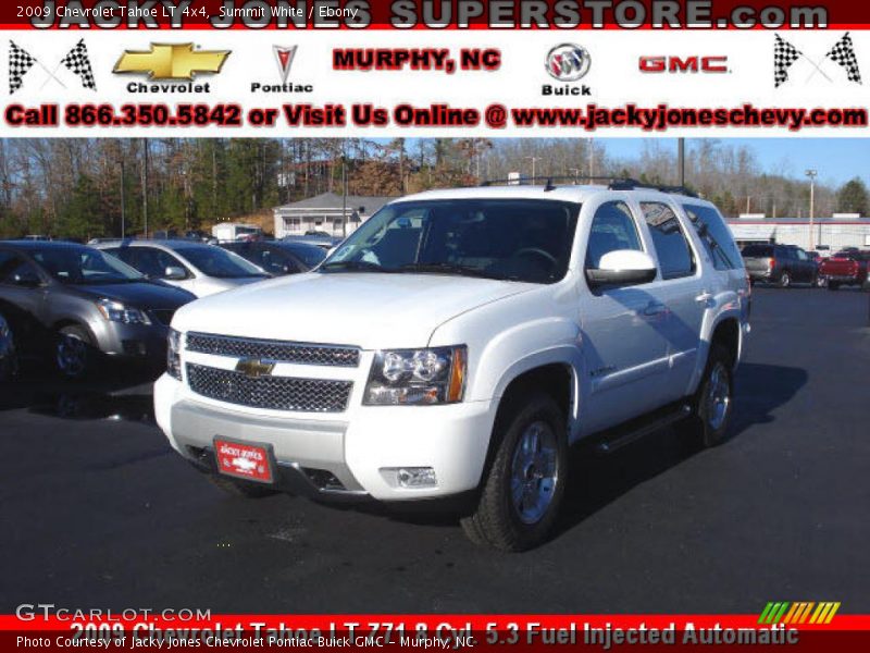 Summit White / Ebony 2009 Chevrolet Tahoe LT 4x4