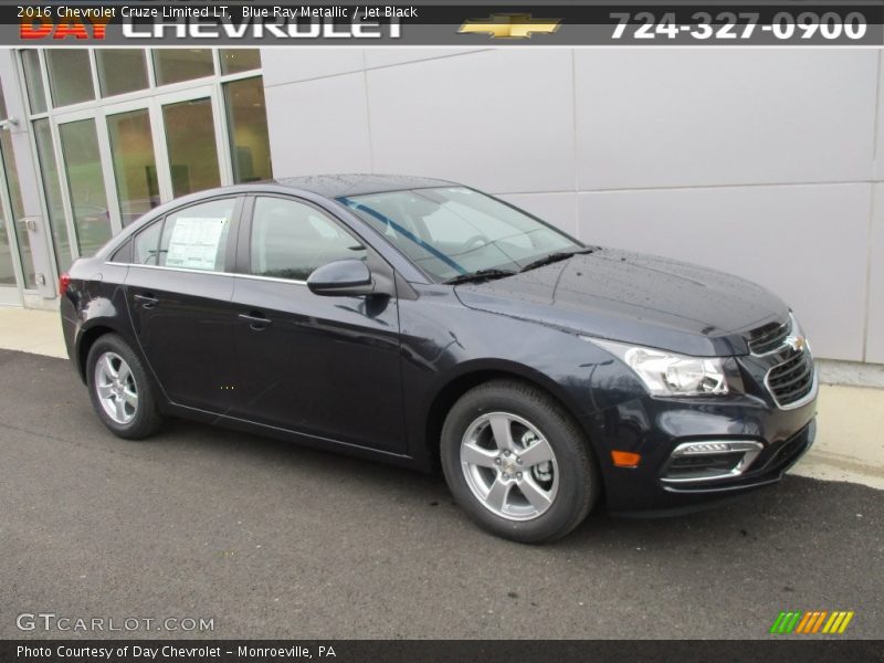 Blue Ray Metallic / Jet Black 2016 Chevrolet Cruze Limited LT