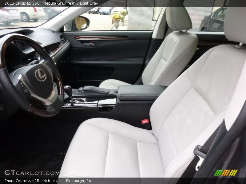 Nebula Gray Pearl / Light Gray 2013 Lexus ES 350
