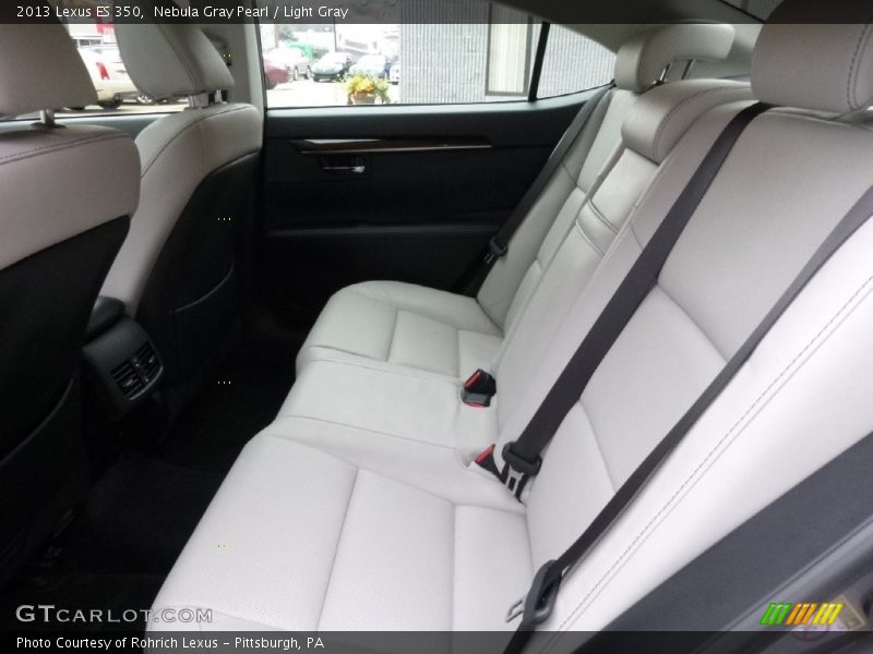 Nebula Gray Pearl / Light Gray 2013 Lexus ES 350