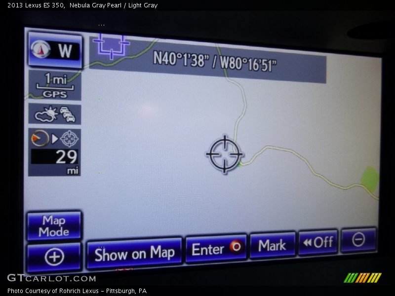 Nebula Gray Pearl / Light Gray 2013 Lexus ES 350