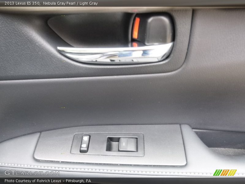 Nebula Gray Pearl / Light Gray 2013 Lexus ES 350