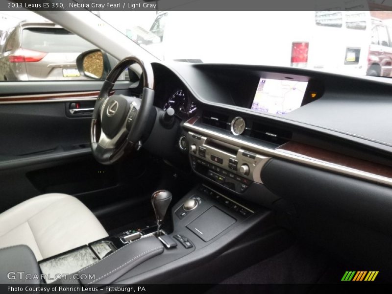 Nebula Gray Pearl / Light Gray 2013 Lexus ES 350