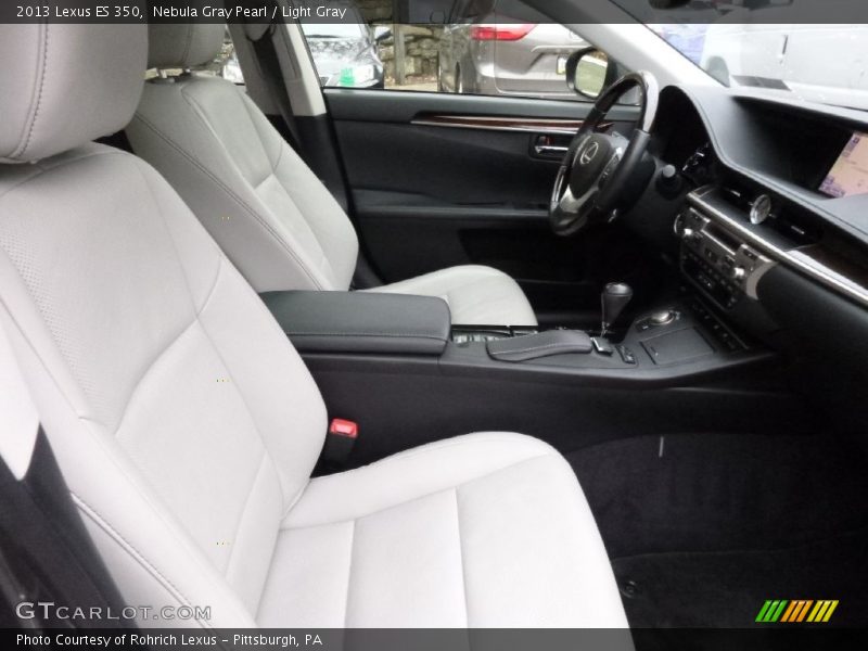 Nebula Gray Pearl / Light Gray 2013 Lexus ES 350
