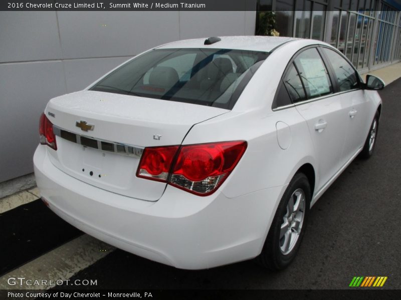 Summit White / Medium Titanium 2016 Chevrolet Cruze Limited LT