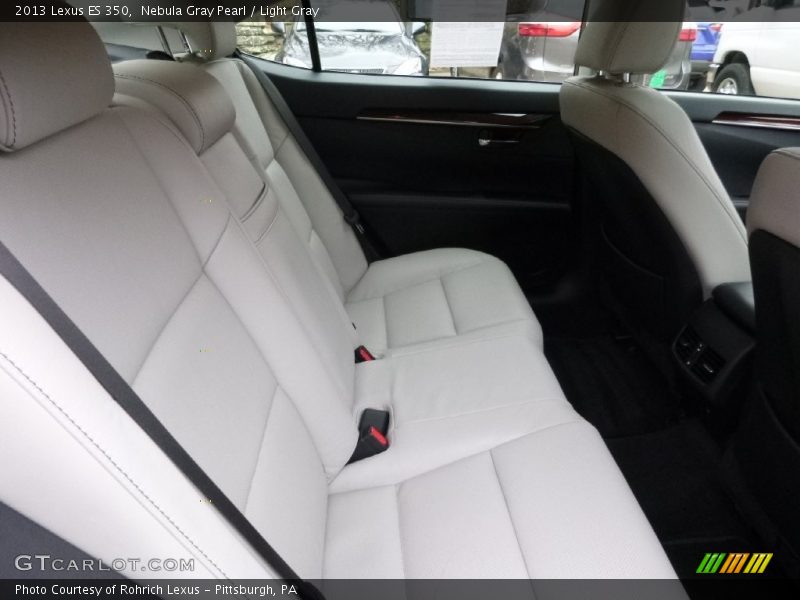 Nebula Gray Pearl / Light Gray 2013 Lexus ES 350