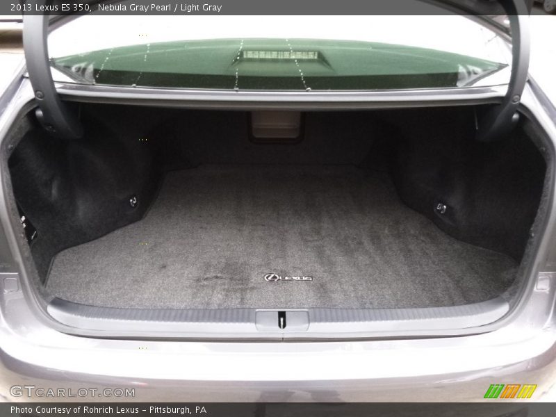 Nebula Gray Pearl / Light Gray 2013 Lexus ES 350