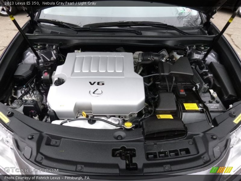 Nebula Gray Pearl / Light Gray 2013 Lexus ES 350