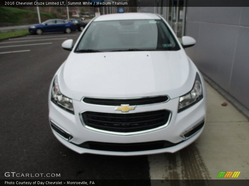 Summit White / Medium Titanium 2016 Chevrolet Cruze Limited LT