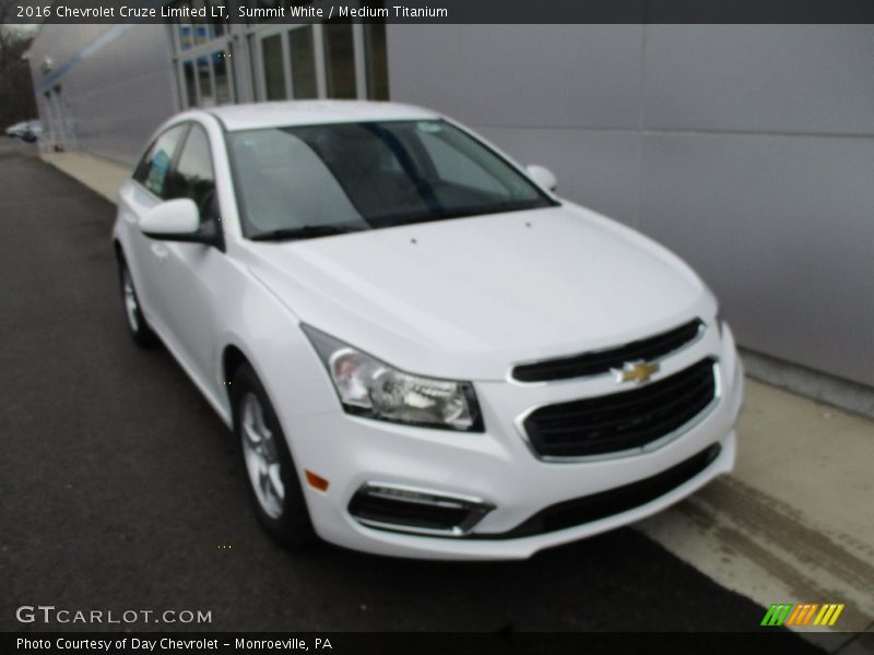 Summit White / Medium Titanium 2016 Chevrolet Cruze Limited LT