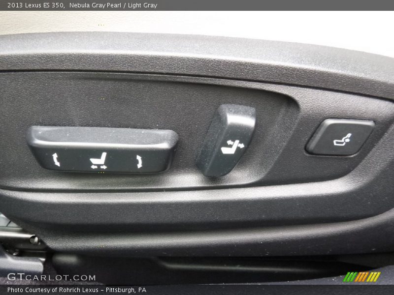 Nebula Gray Pearl / Light Gray 2013 Lexus ES 350