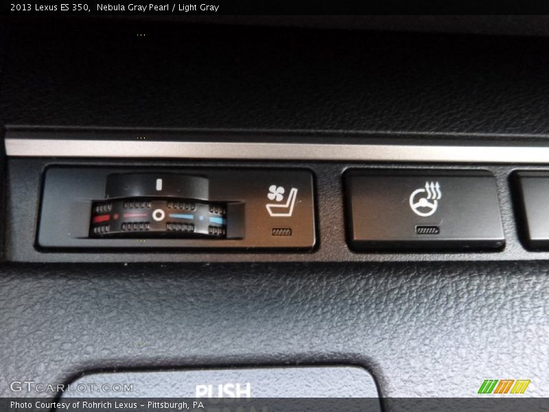 Nebula Gray Pearl / Light Gray 2013 Lexus ES 350