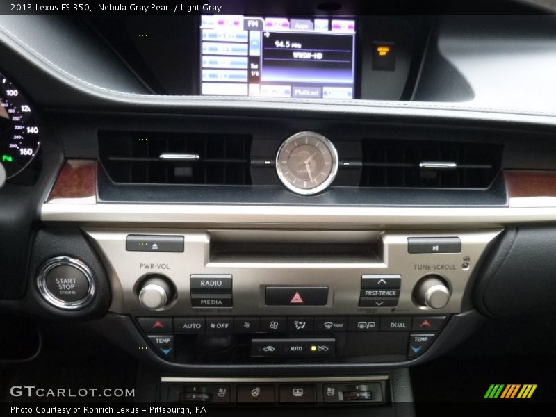 Nebula Gray Pearl / Light Gray 2013 Lexus ES 350