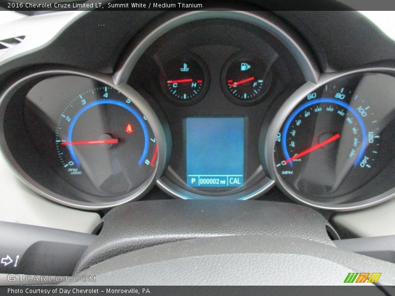 Summit White / Medium Titanium 2016 Chevrolet Cruze Limited LT