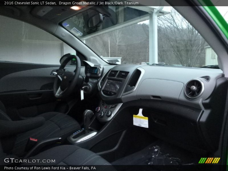 Dragon Green Metallic / Jet Black/Dark Titanium 2016 Chevrolet Sonic LT Sedan